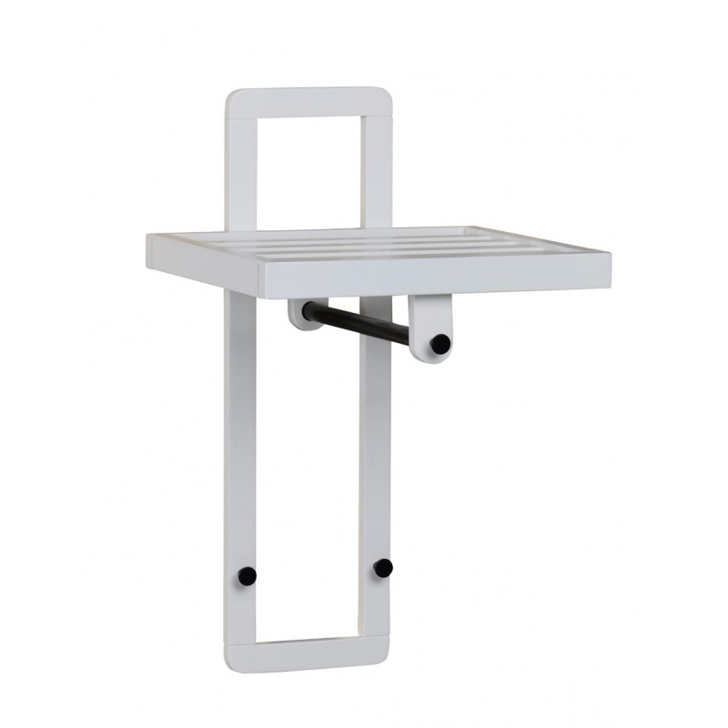 RO Met Hat Rack White